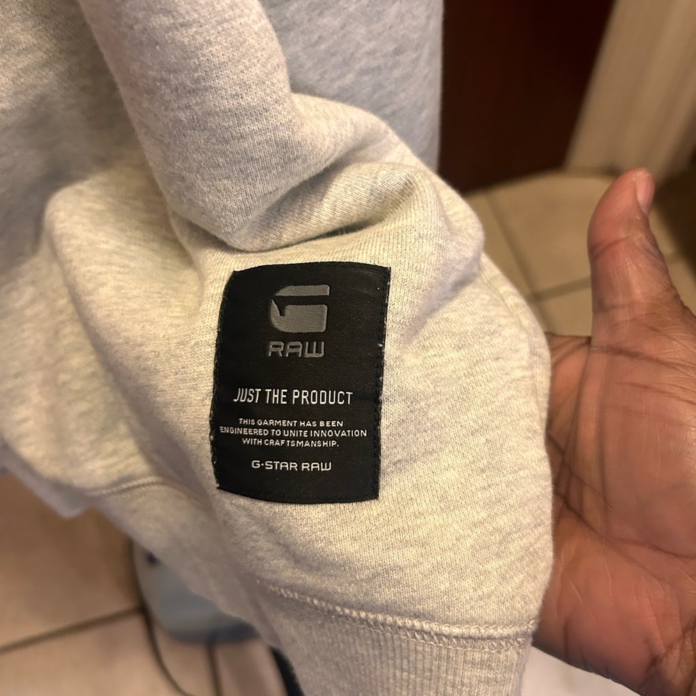 Gray men’s sweatshirt - Picture 4 of 5